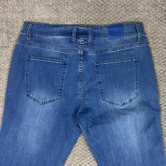 Mugsy Jeans Men's 35 x 34 Fits 34 x 33 Blue Lake Shores Stretch FLX3NLA - Picture 4 of 14